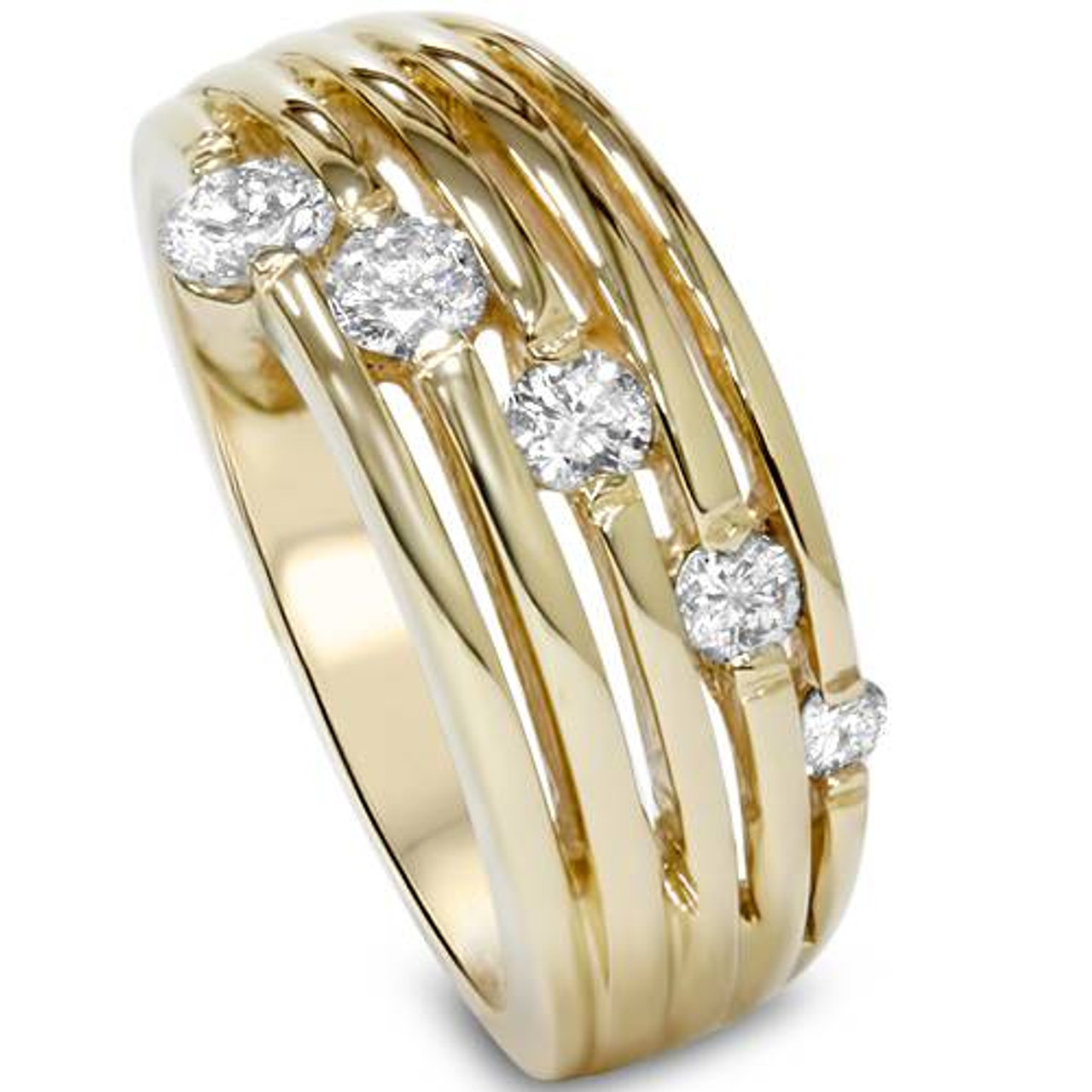 Clauda Ring|elegant Silver Cz Twist Wedding Band For Women - Prong Setting  Engagement Ring
